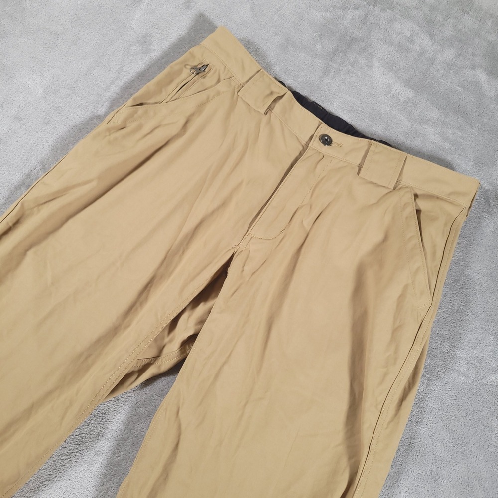Duluth Trading Pants Mens L x 32 Tan Dry on the Fly Nylon Hiking Outdoor Utility